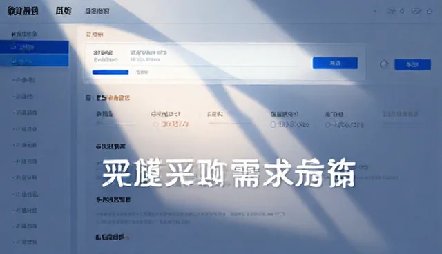 采购需求发布与产品展示如何实现高效市场对接
